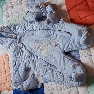Quilted baby snow suit size 3 months